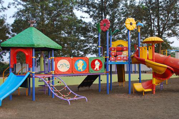 kids playground equipment in Wilson garden